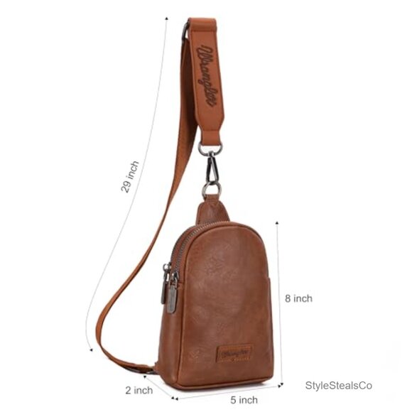 Amazon.com: Sling Bag for Women Crossbody Purse Vegan  Small PU Leather Crossbody Sling Bag Adjustable Strap Travel Purse